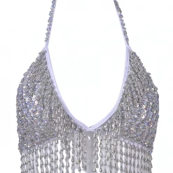 THE LUMi SHOP Hand Stitched Sequin Bra Top - Moonlight HAND-STITCHED