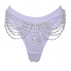 THE LUMi SHOP Hand Stitched Sequin Cheeky Bottoms- Techno Doll HAND-STITCHED