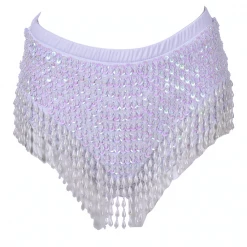 THE LUMi SHOP HAND-STITCHED Hand Stitched Sequin High Waisted Bottoms- Techno Doll
