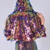 THE LUMi SHOP Moon Child Hood Sequin Jacket