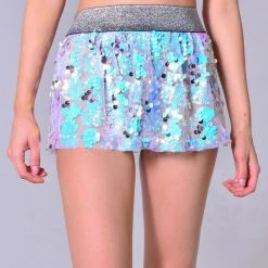 THE LUMi SHOP Mini Sequin Skirt - Sparkle Galaxy
