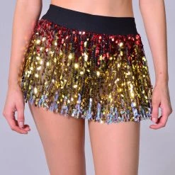 THE LUMi SHOP Sequin Skirts Mini Sequin Skirt - Midnight Fairy