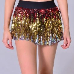 THE LUMi SHOP Sequin Skirts Mini Sequin Skirt - Midnight Fairy