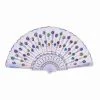 THE LUMi SHOP Peacock Festival Fan - White Rainbow