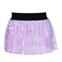 THE LUMi SHOP Iridescent Mini Sequin Skirt