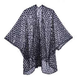 THE LUMI SHOP Sequin Kimono- Black Treasure SPRING 2022