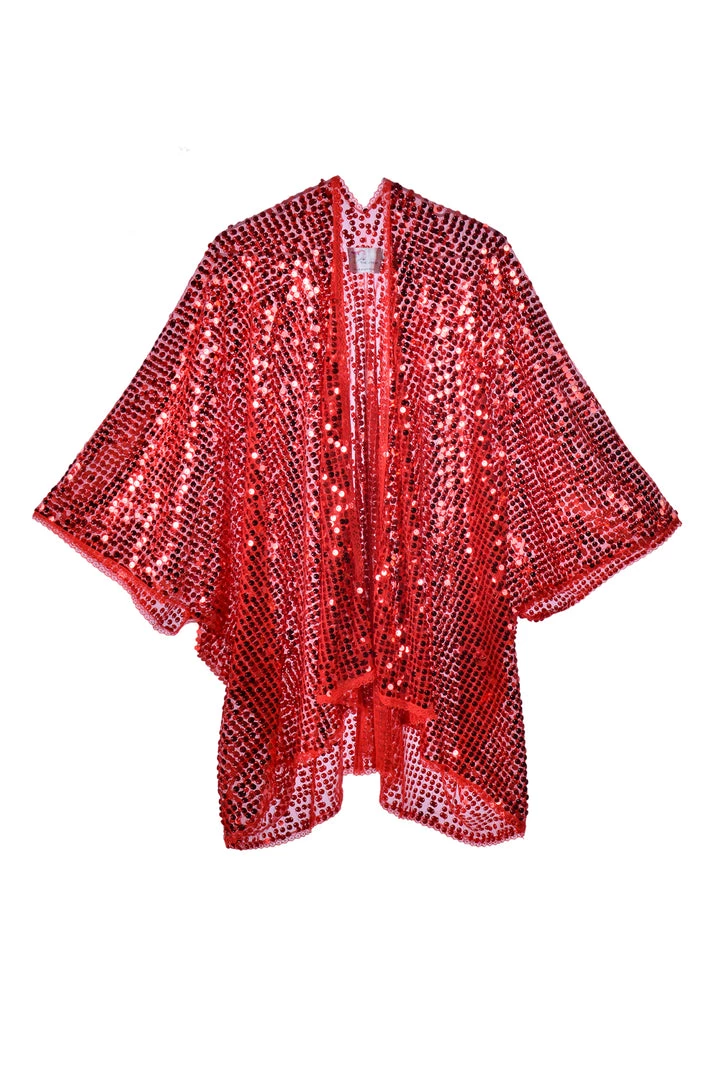 Lumishopusa Disco Sequin Kimono - Ruby Signature Sequin Kimonos 9 Lumishopusa Disco Sequin Kimono - Ruby Signature Sequin Kimonos
