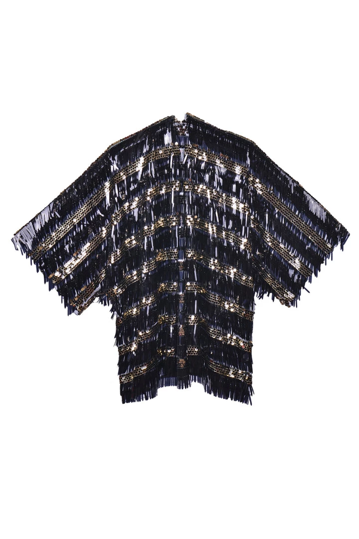 THE LUMI SHOP Disco Sequin Kimono- Black 6 THE LUMI SHOP Disco Sequin Kimono- Black