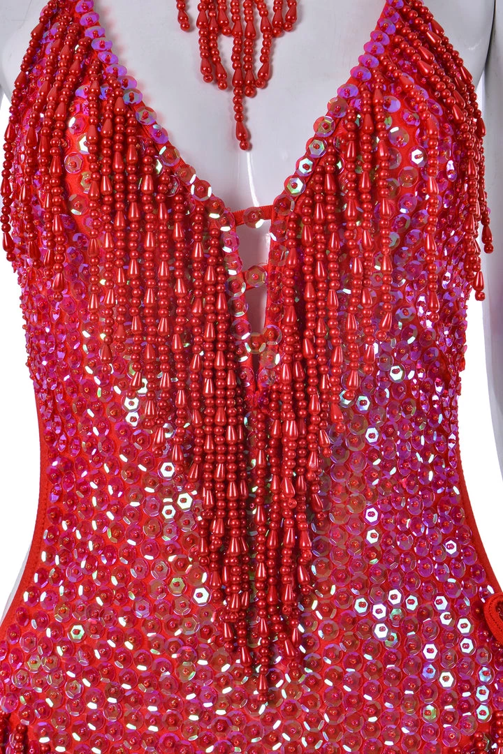 THE LUMI SHOP Hand Stitched Bodysuit- Disco Rose 7 THE LUMI SHOP Hand Stitched Bodysuit- Disco Rose