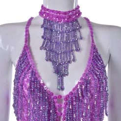 THE LUMI SHOP SPRING 2022 Hand Stitched Bodysuit- Lilac Dreams