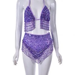 THE LUMI SHOP SPRING 2022 FULL OUTFIT Hand Stitched Set- Violet Dreams W/ Gloves