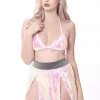 THE LUMi SHOP Sequin Sets Iridescent Handcrafted Sequin Set (Top & Skirt)