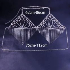 THE LUMi SHOP SPRING 2022 Diamond Babe Rhinestone Jewelry Top
