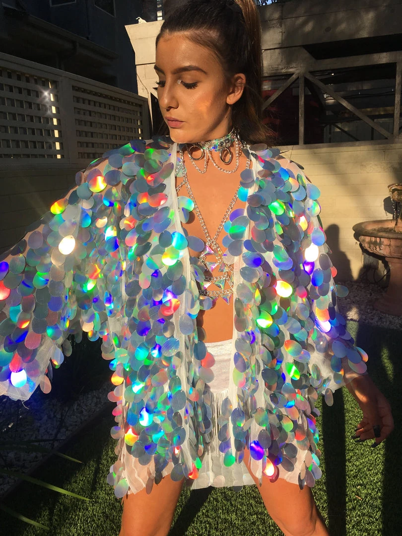 THE LUMi SHOP Pastel Meadow Sequin Kimono 9 THE LUMi SHOP Pastel Meadow Sequin Kimono