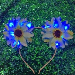 THE LUMi SHOP Original LED Ears - Blue Mouse Aqua (Blue)