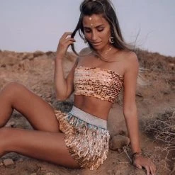 THE LUMi SHOP Palace Queen Sequin Set (Tube Top + Skirt) Sequin Sets