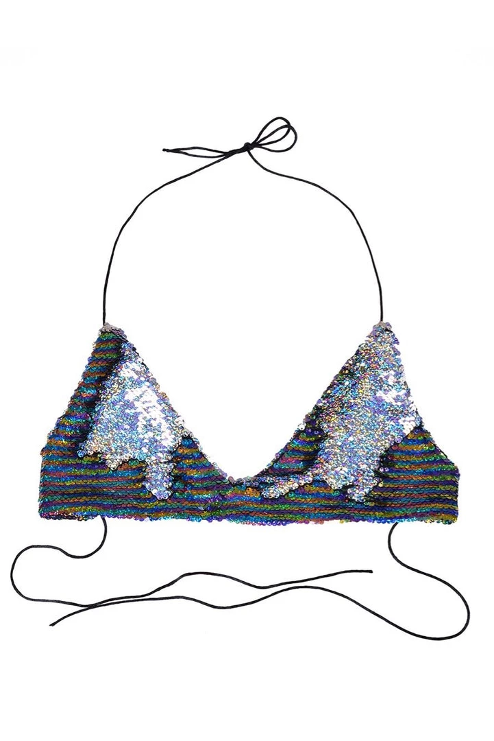 THE LUMi SHOP Cosmic Rainbow Bikini Top Tops 9 THE LUMi SHOP Cosmic Rainbow Bikini Top Tops