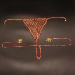 THE LUMi SHOP Ruby Rhinestone Goddess Body Jewelry Set