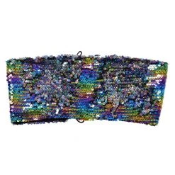 THE LUMi SHOP Sequin Tops 2-Way Rainbow Star Reversible Sequin Tube Top