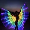 THE LUMi SHOP Handmade Rainbow LED Butterfly Wings (300 Lights, Batteries Not Included)
