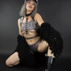 THE LUMi SHOP HARNESSES & CHAINS Black Angel - Leather Chain Harness