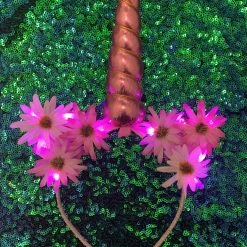 THE LUMi SHOP Rose (Pink) Original LED Ears - Pink Unicorn