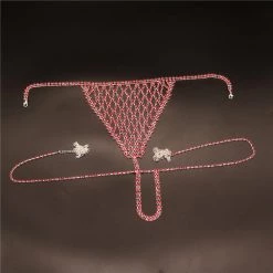 THE LUMi SHOP Ruby Rhinestone Goddess Body Jewelry Set