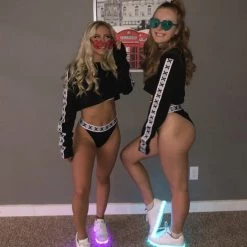 THE LUMi SHOP The Excision Elf SET (Top, Bottom, Belt) Sequin Sets