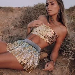 THE LUMi SHOP Palace Queen Sequin Set (Tube Top + Skirt) Sequin Sets