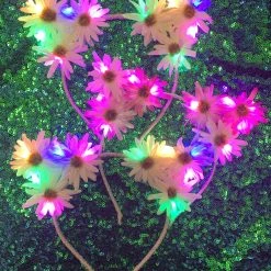 THE LUMi SHOP Original LED Ears - Rainbow Kitty