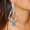THE LUMi SHOP Diamond Heart AB Rhinestone Earrings SPRING 2022