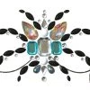 THE LUMi SHOP Body & Chest Jewels Spider Heart Rhinestone Crystal Body/Chest Jewels