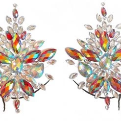 THE LUMi SHOP Body & Chest Jewels Queen Rhinestone Crystal Jewel Pasties, Body/Chest Jewels